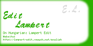 edit lampert business card